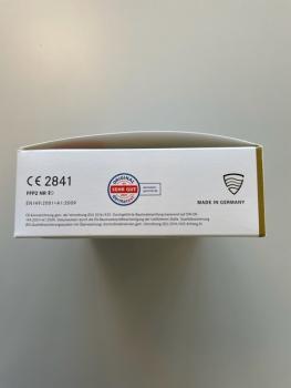 Preview: 10x FFP2 NR Maske in Deutschland produziert CE Zertifiziert blau