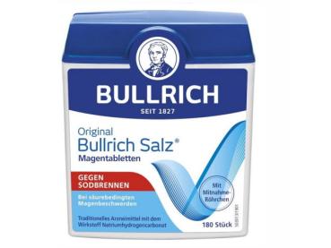 Bullrich Salz Tabletten gegen Sodbrennen 180 Stück