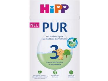 Hipp PUR 3 BIO Milchpulvernahrung 500g (MHD 02/2027)