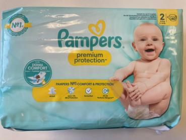 Preview: Pampers premium protection No.2 (4-8kg) 40 Windeln