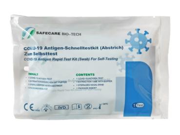 SAFECARE Bio-Tech SARS-CoV-2 Antigen Schnelltest  (MHD / BBD 10/2027)